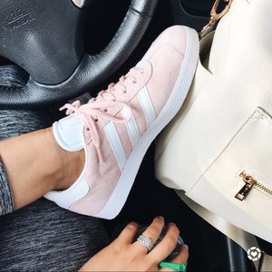 Blush Adidas Gazelle Sneakers