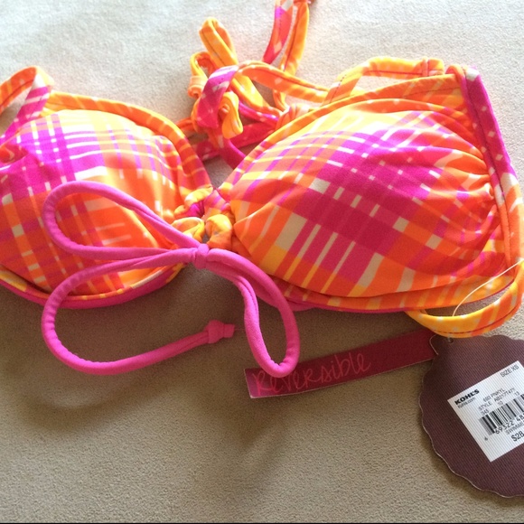Candie's Other - Candie's Reversible Bikini Top NWT Juniors XS