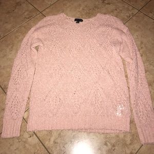 Cute pink knit sweater