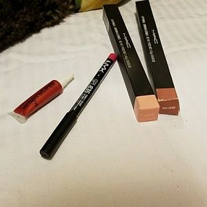 Mac & NYX Lipliners, Chanel & OCC Lip Tar