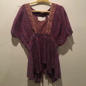 Free people Drawstring top