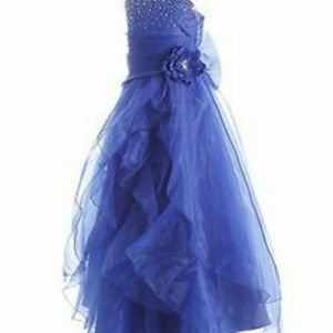 FAIRY COUPLE Girl's Cascading Party Pageant Dress