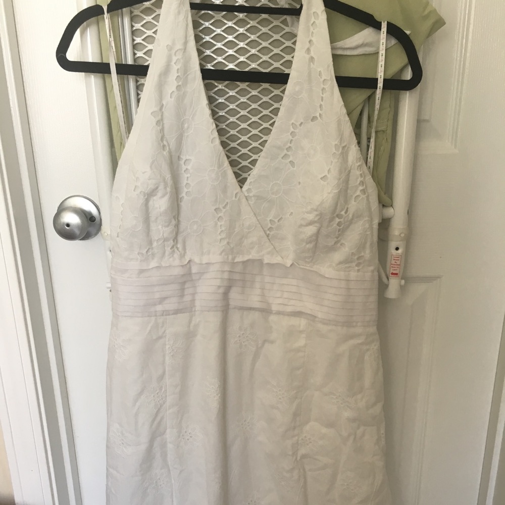 Lilly pulitzer sz 14 white halter dress