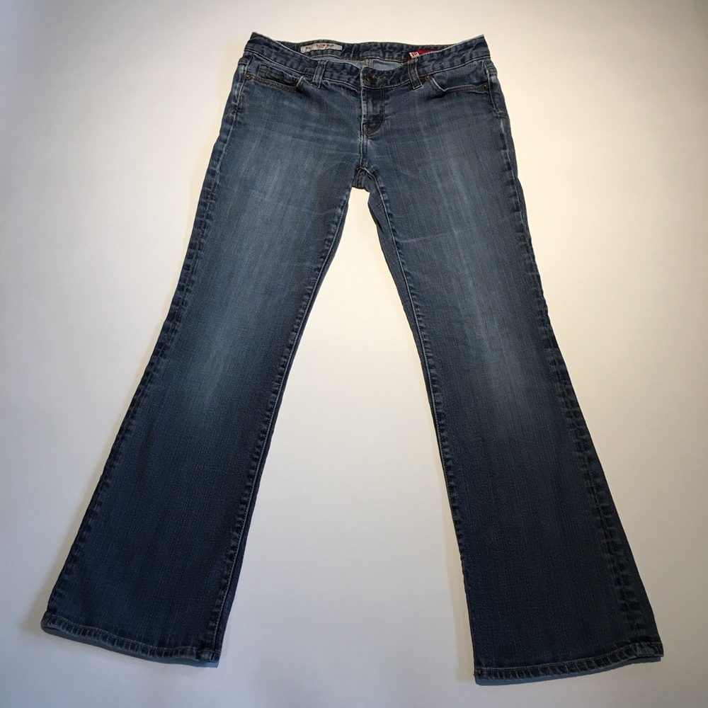 X2 Quality Denim SLIM W10 LOW RISE BOOT CUT BLUE