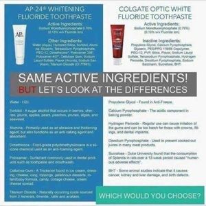 AP24 whitening toothpaste