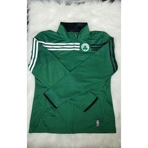 Adidas Women's Boston Celtics Green Track Jacket