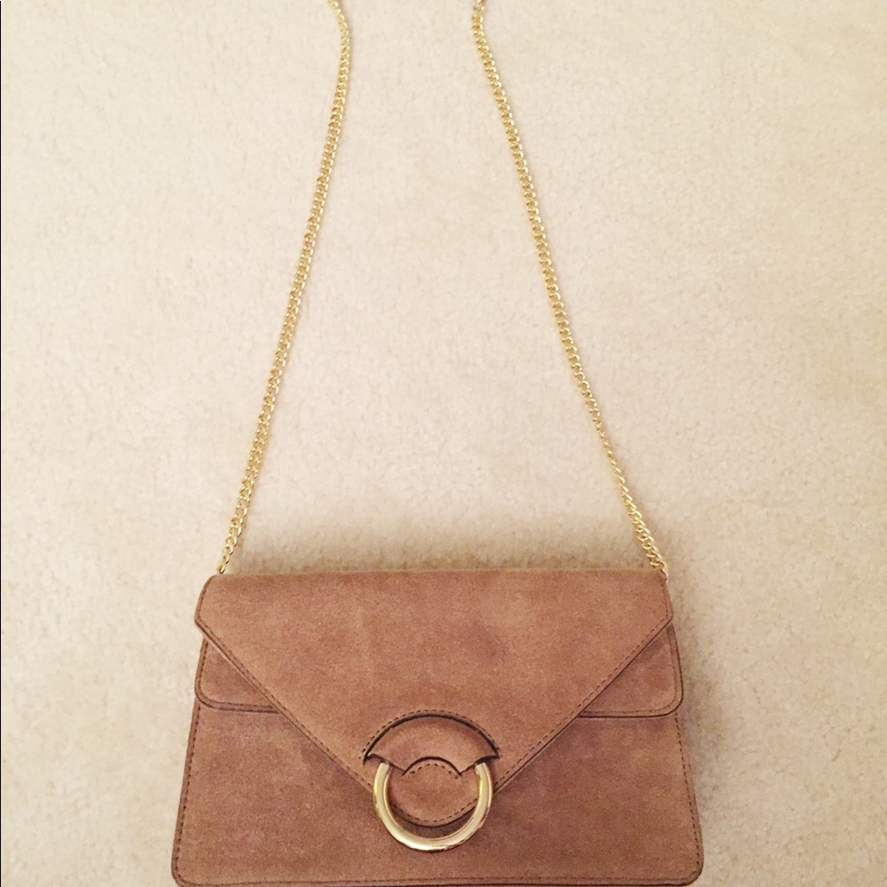 Banana Republic Suede Accordion bag
