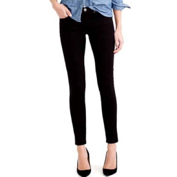 J. Crew Denim - J. Crew Toothpick Skinny Ankle Black Jeans