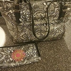 Sak roots purse and matching wallet
