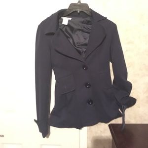Navy peacoat