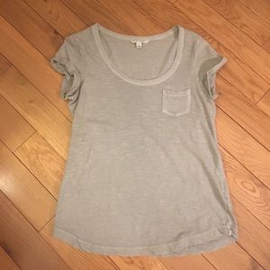 Banana Republic women's slub knit gray tee