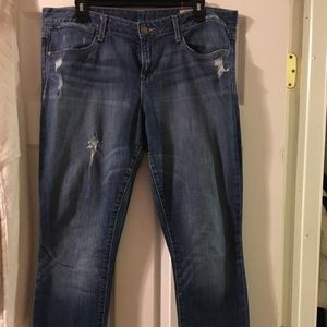 Size 14 Gap distressed skinny jeans, gently worn