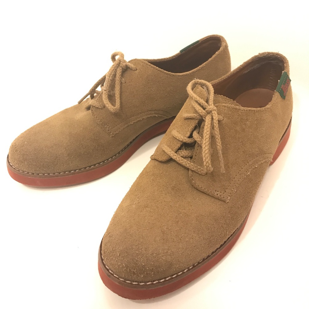 G.H. Bass & Co. Tan/Brown "Buc" Oxfords Size 7