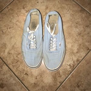 Light blue Vans