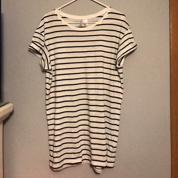 Stripped Mini Dress - Picture 1 of 2