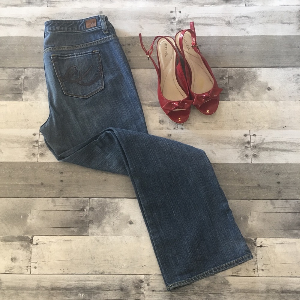 Express X2 Jeans Slim W10 Low Rise Boot Cut - 12