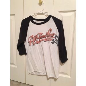 Discontinued All Time Low Baseball Tee, Gaskarth