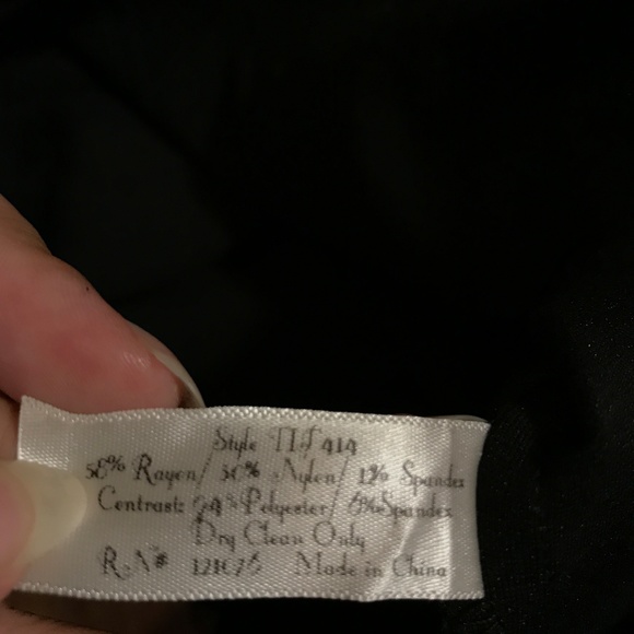 TIFF BY TT BLACK TUBE DRESS - Picture 6 of 7