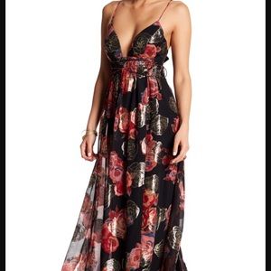 Free people floral gown
