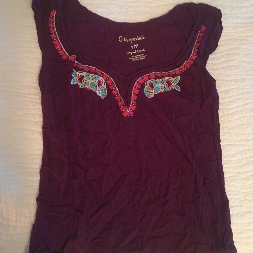 Cute plum colored top from Aeropostale