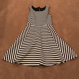Striped skater dress