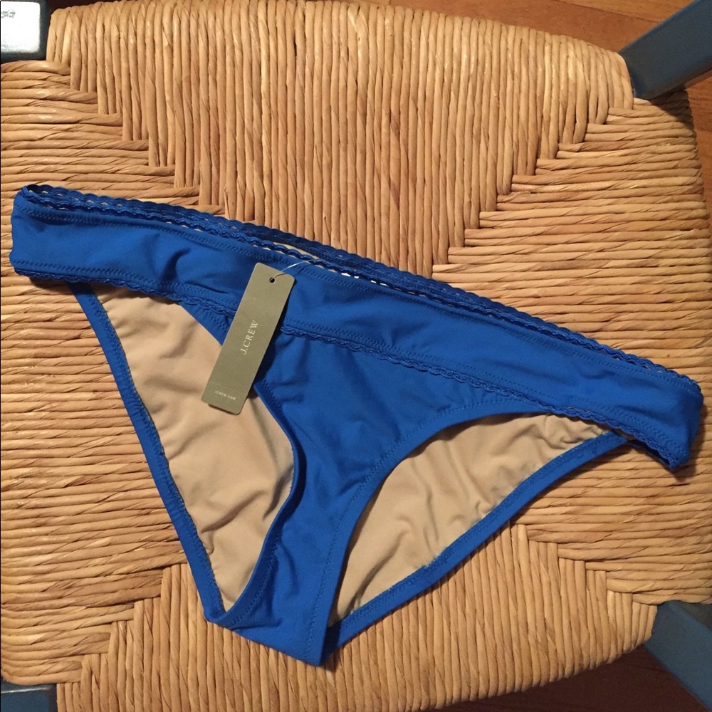 JCrew Blue Bikini Bottom ~ Brand New