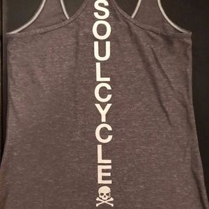 Soul x Lululemon Grey Cool Racerback Tank Size 8