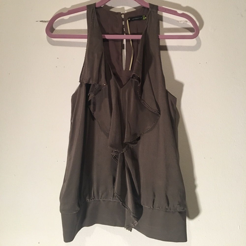 Dress blouse tank top, leifsdottir size 4