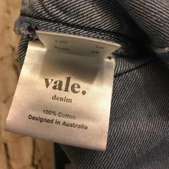 NWT Vale Denim High Waisted Atomi Shorts - Picture 4 of 4