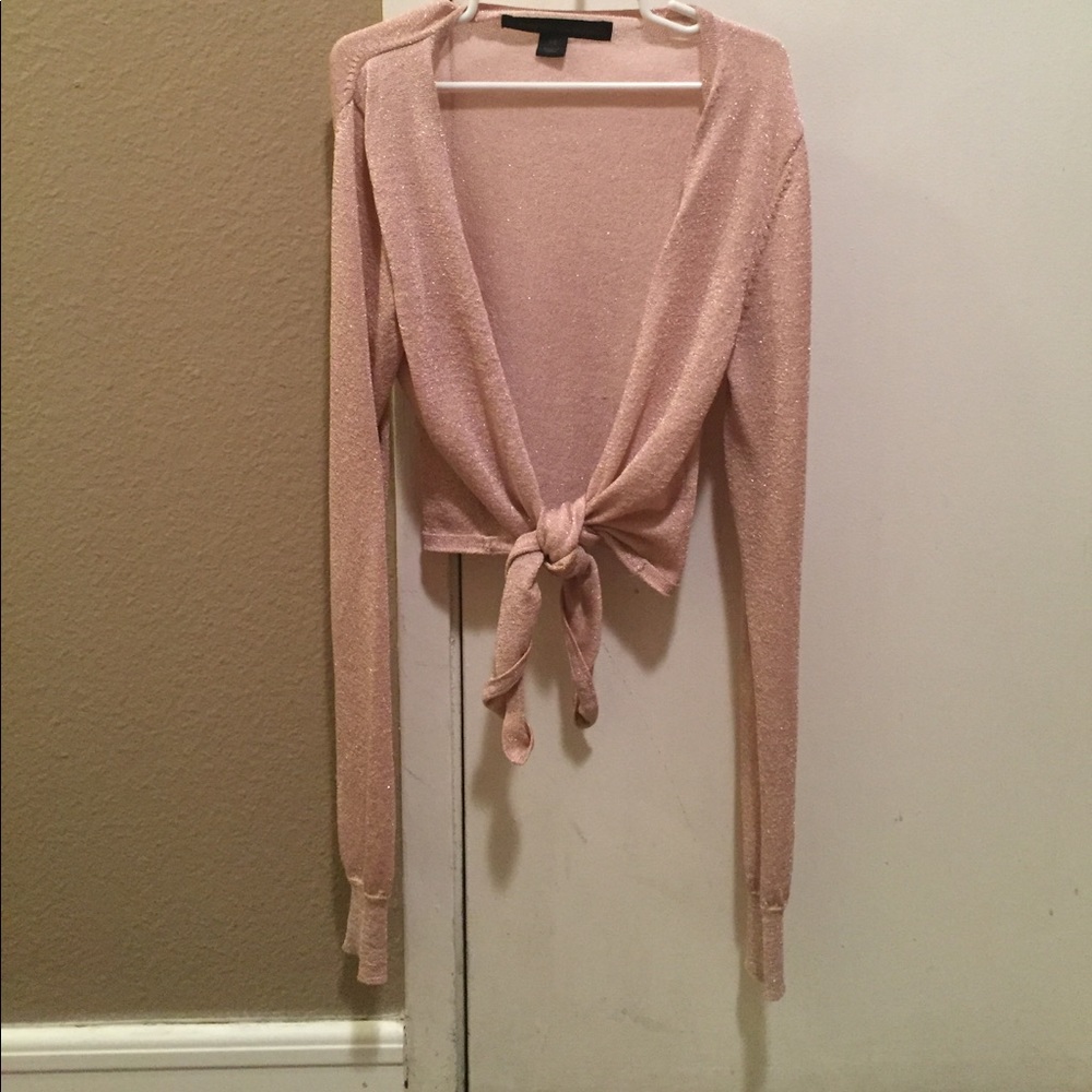 Express design studio fancy pink sparkly wrap