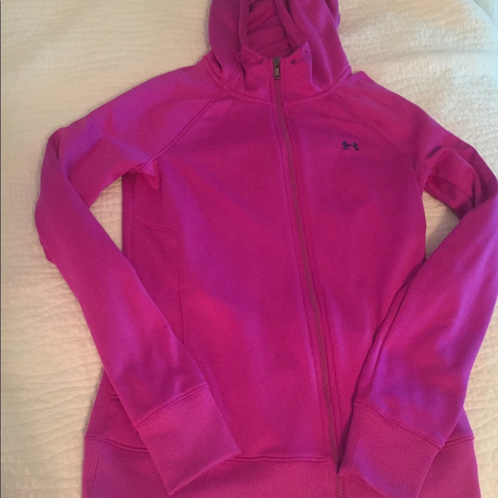 Purple under armour workout jacket