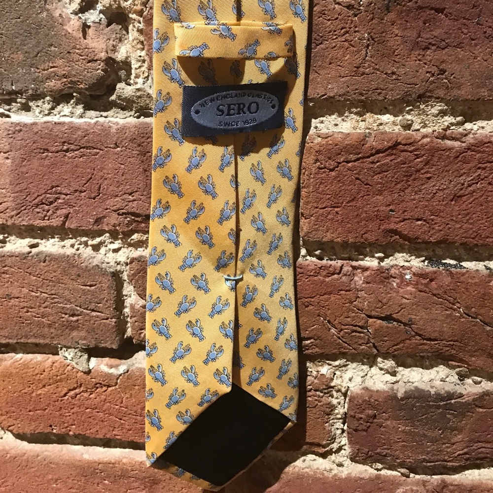 Yellow Sero New England Lobster Tie