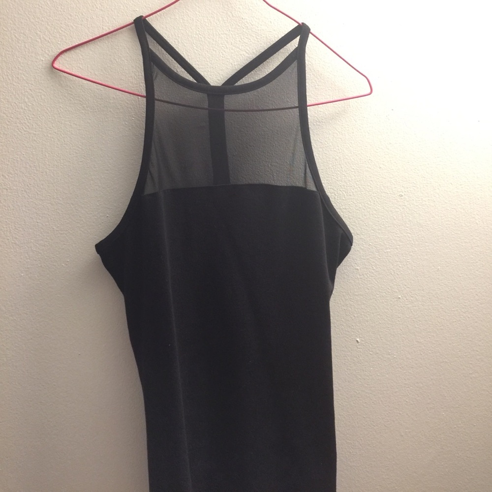 Mesh halter top