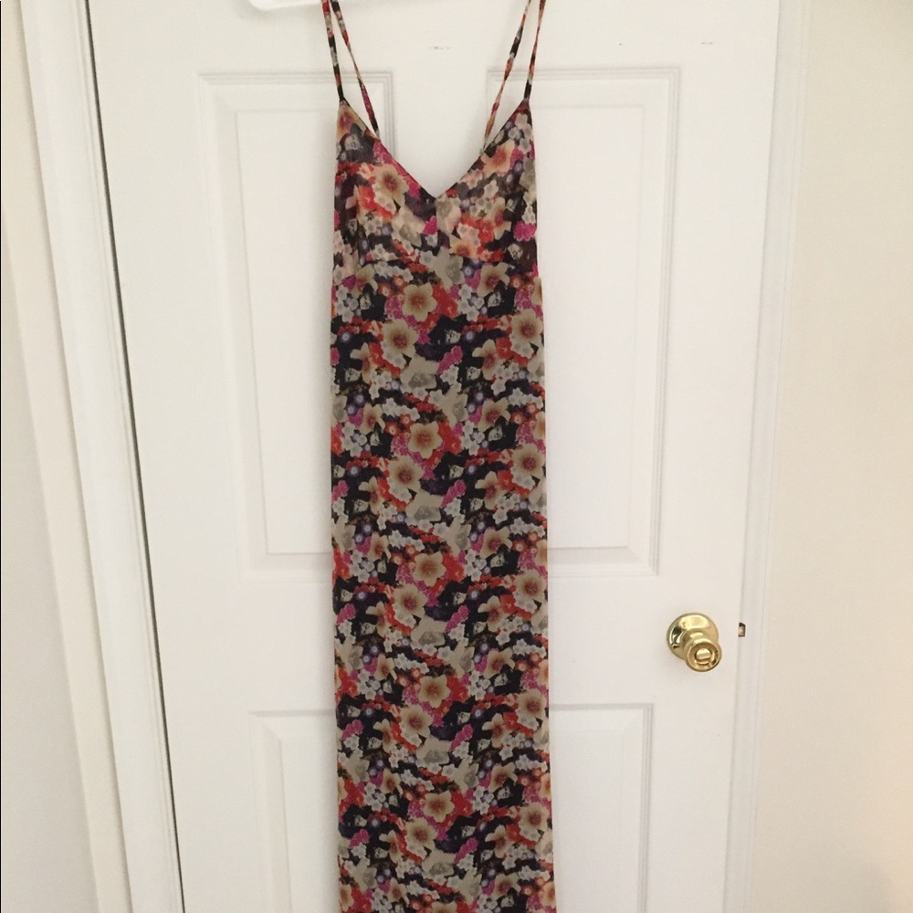 Floral maxi dress