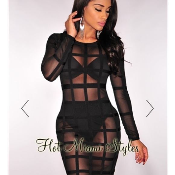 Bandage caged panty lined dress - Picture 2 of 6