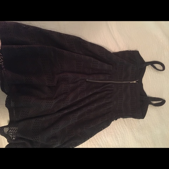 Dark gray trendy dress - Picture 3 of 4