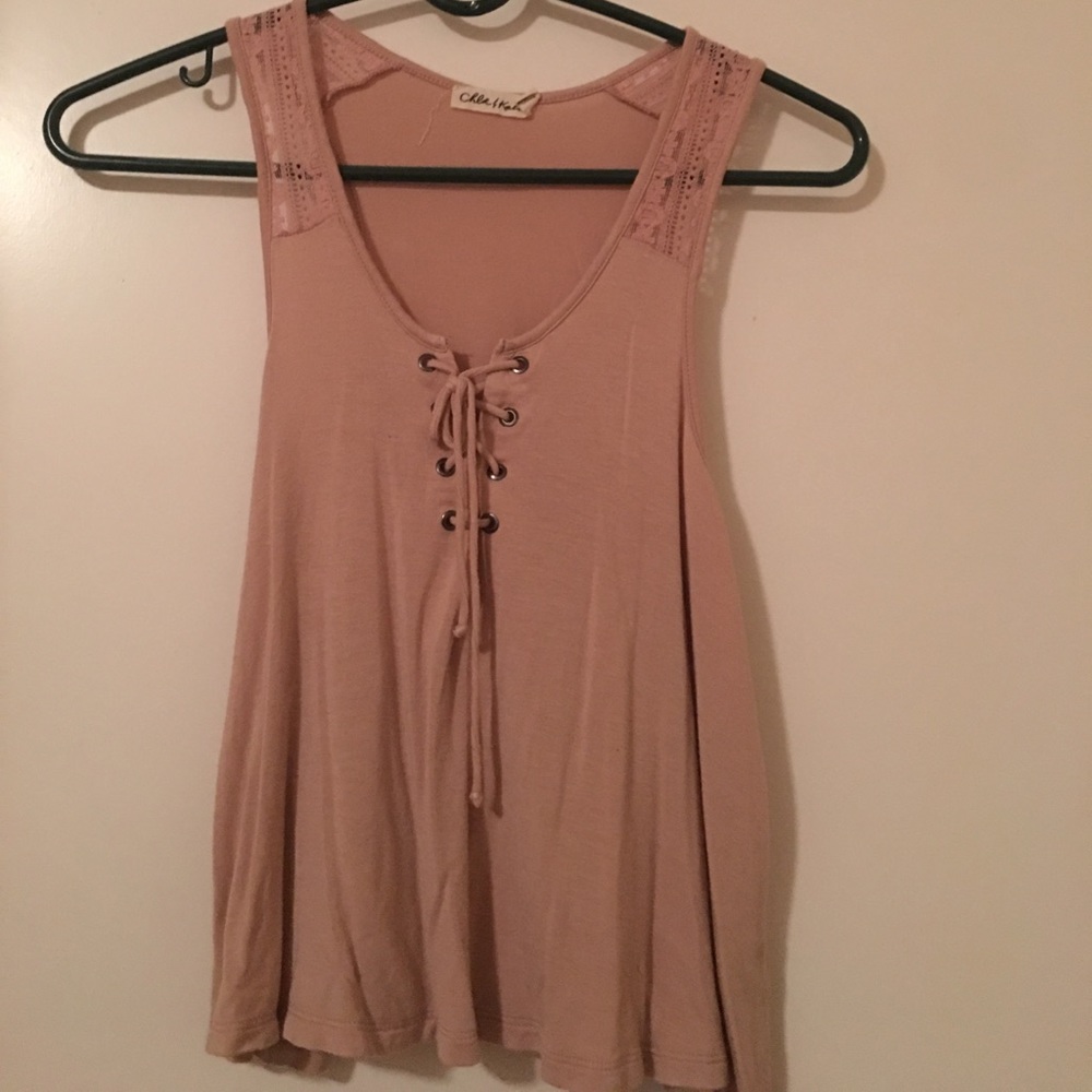 Cute Light Peach Tank!