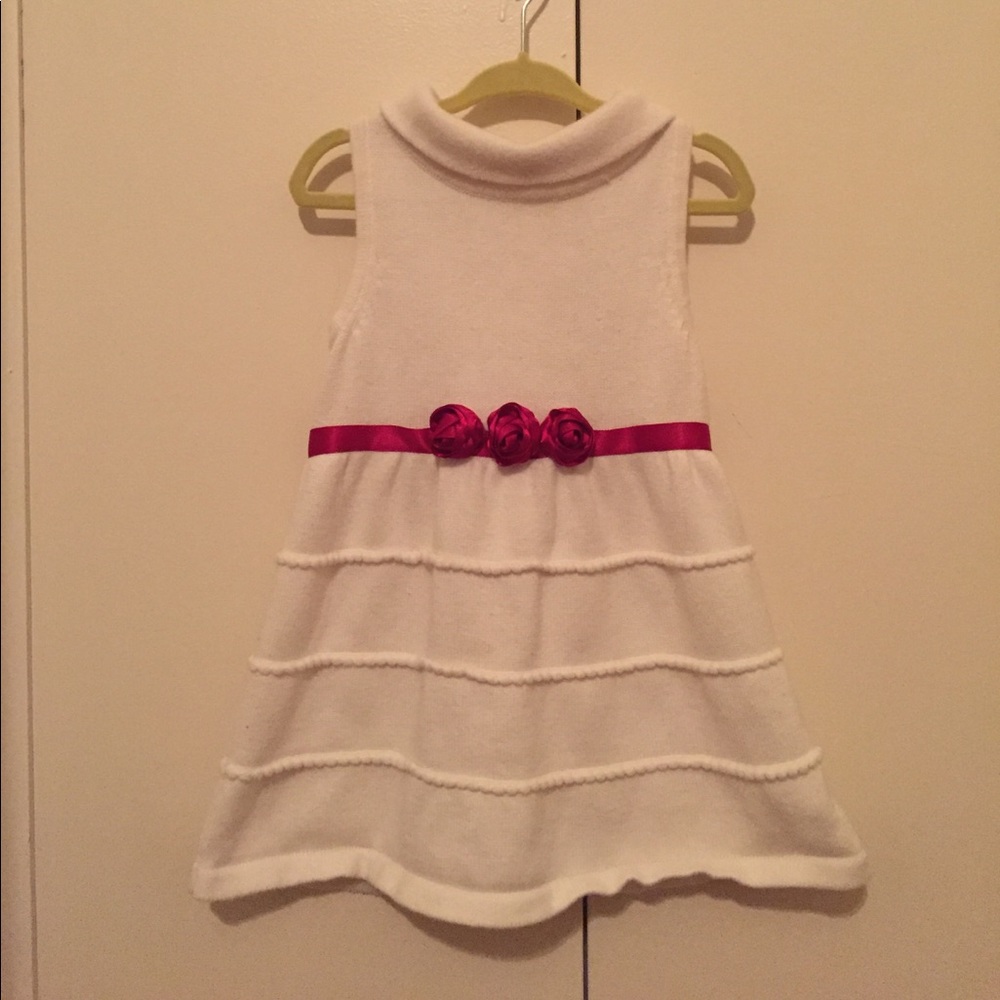 Janie + Jack 12 - 18 Mo. Ivory Sweater Dress