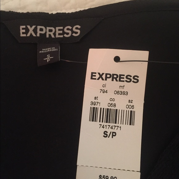 Lace black long sleeve dress - Picture 3 of 3