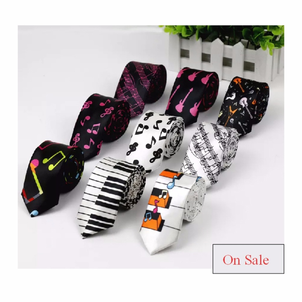 New Fashion Novelty Men's Music Tie  #7783