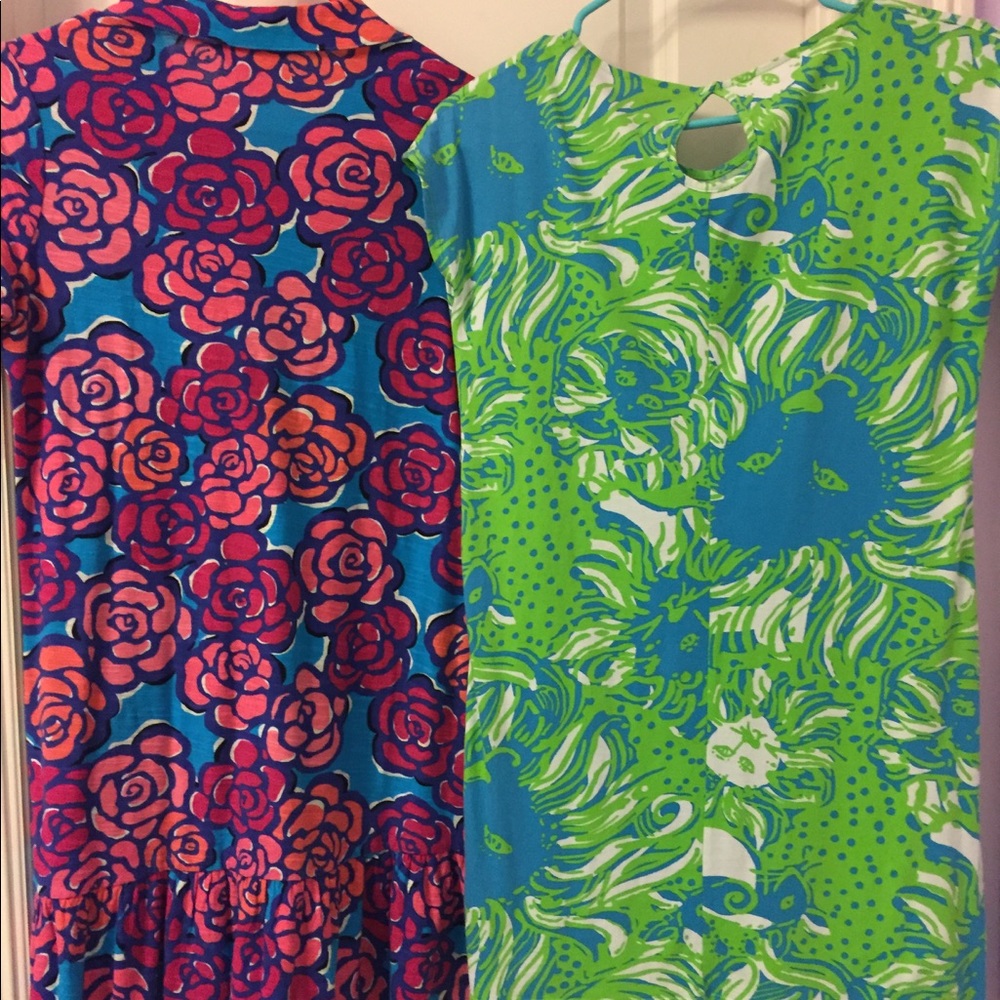 Two Lily Pulitzer kids dresses size XL!!