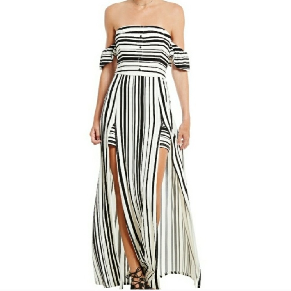 Black & White Maxi Romper