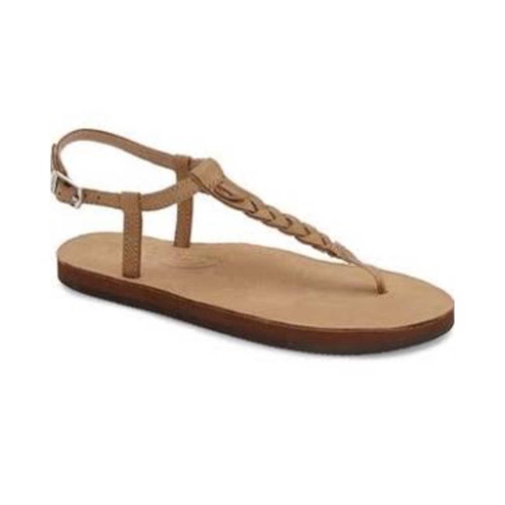 Rainbows tan strap sandals