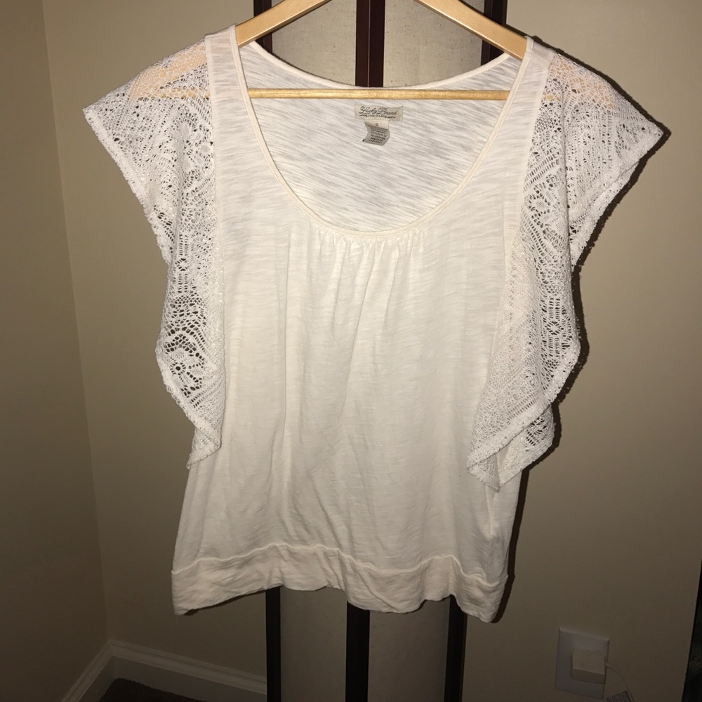 Lacey white blues from Lucky Brand.