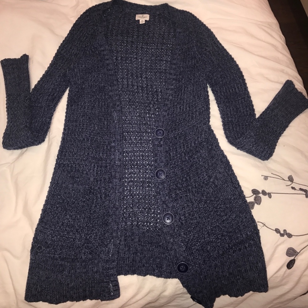 American eagle cable knit cardigan