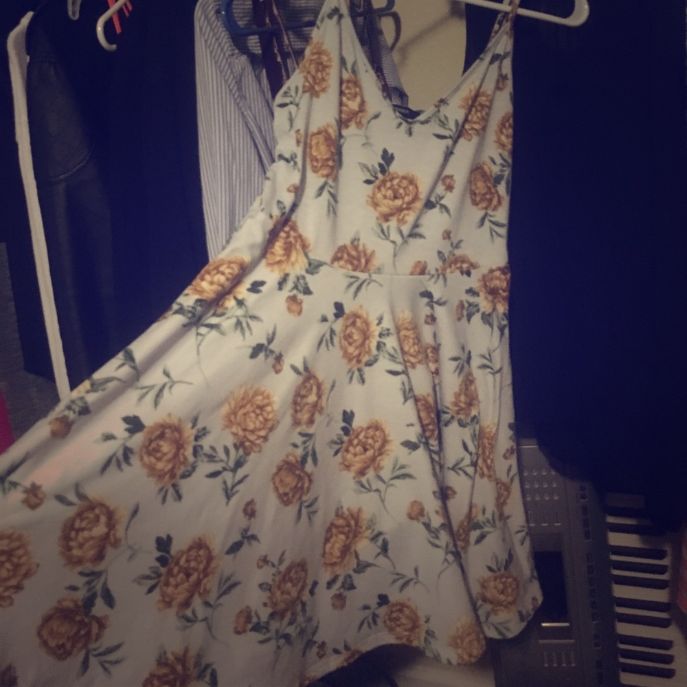 Forever 21 floral skater dress