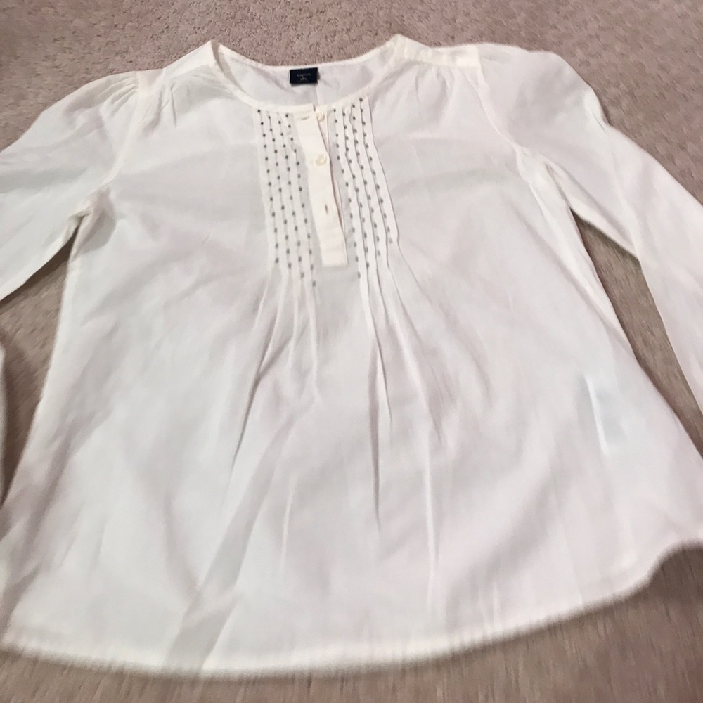 Gap girls dress shirt w accent size L/10