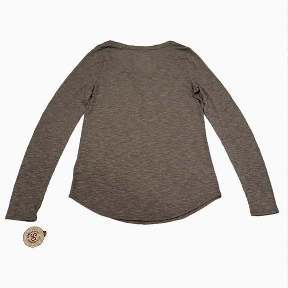 Women's So Gray Notch Neck Tee Size Large NWT - Picture 6 of 8