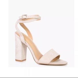 Nude boohoo Heels