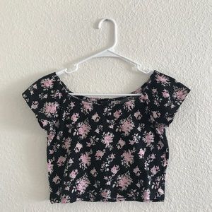 Forever 21 Floral Crop Top